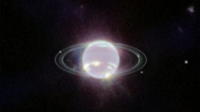 james-webb:-el-telescopio-de-la-nasa-capto-la-imagen-mas-nitida-de-neptuno-y-sus-anillos-en-decadas